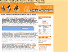 Tablet Screenshot of doggiedealer.com